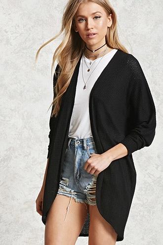 Forever21 Open-front Dolman Cardigan