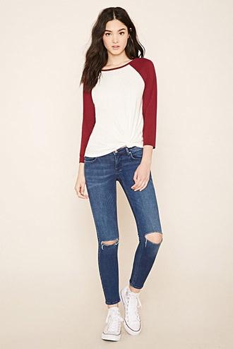 Forever21 Women's  Denim Ankle Skinny Jeans