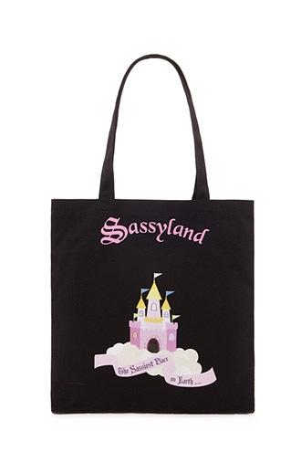 Forever21 Sassyland Graphic Tote Bag