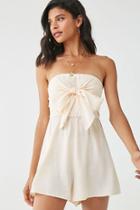 Forever21 Tube Tie-front Romper
