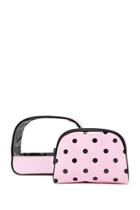 Forever21 Dotted Makeup Bag Set