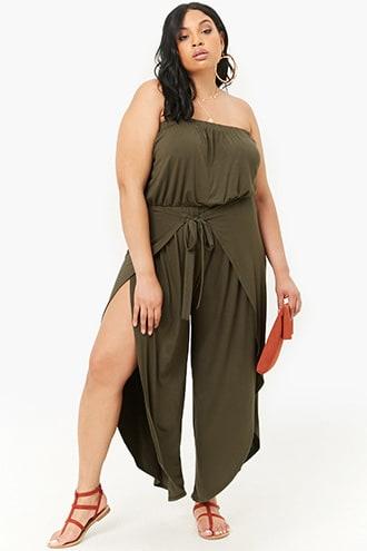 Forever21 Plus Size Tulip Leg Jumpsuit