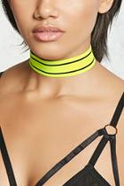Forever21 Contrast Striped Choker