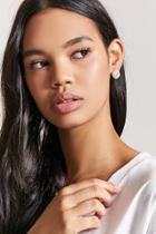 Forever21 Faux Gemstone Double Halo Studs