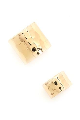 Forever21 Gold Dimpled Ring Set