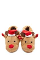 Forever21 Women's  Holiday Reindeer Slippers