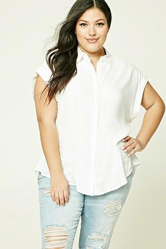 Forever21 Plus Size High-low Shirt