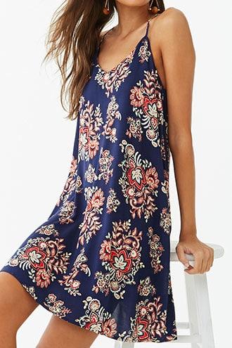 Forever21 Floral Y-back Mini Dress