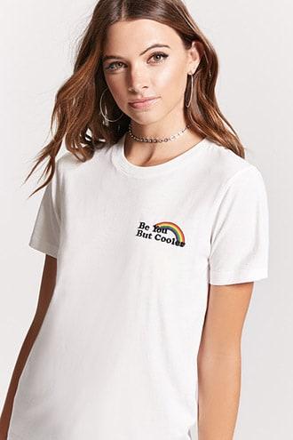 Forever21 Be You But Cooler Graphic Tee