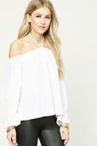 Forever21 Halter Off-the-shoulder Top