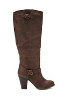 Forever21 Plus Size Buckled Knee-high Boots (wide)