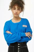 Forever21 Need Help Patch Raw-cut Top