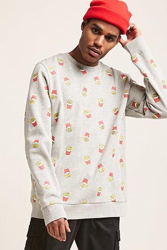 Forever21 French Fry Graphic Sweatshirt