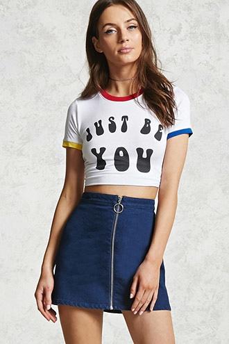 Forever21 Contemporary Pull-ring Skirt
