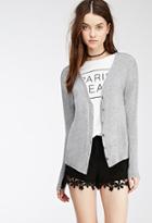 Forever21 Classic Heathered V-neck Cardigan