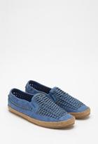 21 Men Men's  Huarache Espadrilles Slip-ons (blue)