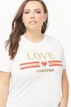 Forever21 Plus Size Love Forever Graphic Tee