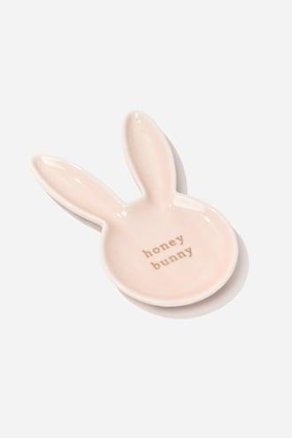Forever21 Ceramic Honey Bunny Jewelry Dish