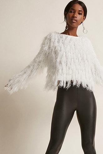 Forever21 Shaggy Knit Sweater