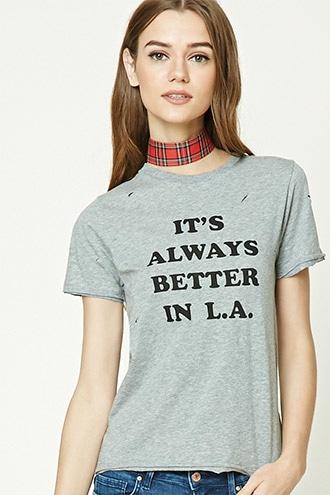 Forever21 Women's  Its Always Better In La Tee