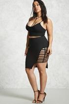 Forever21 Plus Size Caged Cutout Skirt