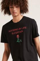 Forever21 Nothing Is Certain Graphic Tee