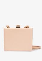 Forever21 Structured Faux Leather Clutch