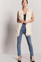Forever21 Shaggy Loop Vest