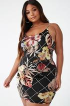 Forever21 Plus Size Floral & Geo Cami Dress