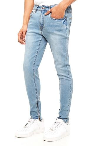 Forever21 Ankle Zipper Skinny Jeans
