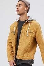 Forever21 Hooded Twill Jacket