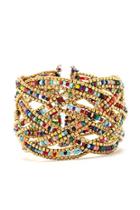 Forever21 Bead Braided Cuff