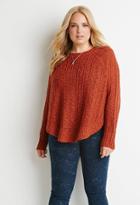 Forever21 Plus Women's  Loose Knit Dolman Sweater