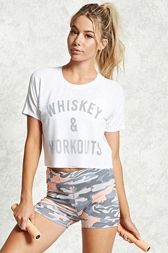 Forever21 Active Whiskey & Workouts Top
