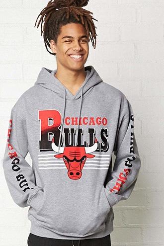 Forever21 Nba Chicago Bulls Fleece Hoodie