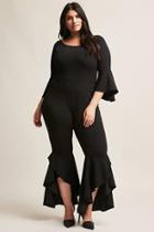 Forever21 Plus Size Bell-sleeve Jumpsuit