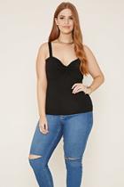 Forever21 Plus Women's  Plus Size Twisted Tank Top