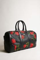 Forever21 Men Reason Rose Faux Leather Duffle Bag
