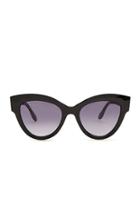 Forever21 Curved Brow-bar Cat-eye Sunglasses