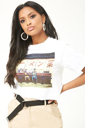 Forever21 Naruto Shippuden Graphic Tee
