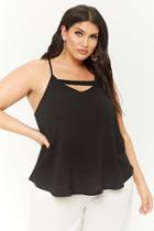 Forever21 Plus Size Billowy Crepe Cutout Cami