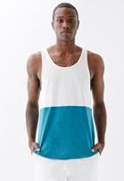 Forever21 Heathered Colorblock Tank Top