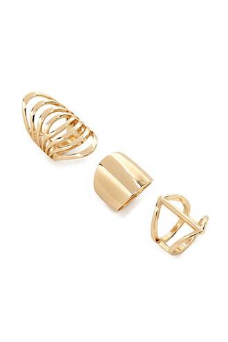 Forever21 Cutout Statement Rings