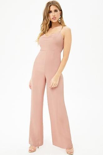 Forever21 Cowl Neck Jumpsuit