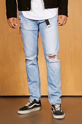 Forever21 Young & Reckless Distressed Jeans
