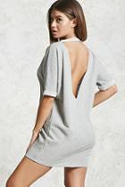Forever21 French Terry Cutout-back Dress
