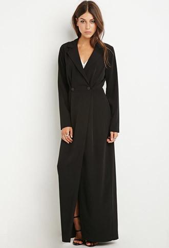 Forever21 Double-breasted Maxi Dress