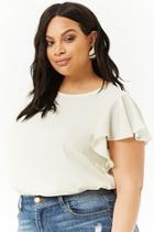 Forever21 Plus Size Butterfly Sleeve Top