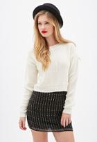 Forever21 Women's  Chunky Knit Boxy Sweater