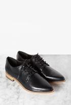 Forever21 Faux Leather Pointed-toe Oxfords